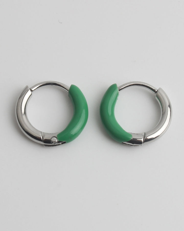Tiny Happy Times - Oorbellen - Stainless Steel 1cm