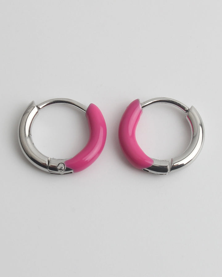 Tiny Happy Times - Oorbellen - Stainless Steel 1cm
