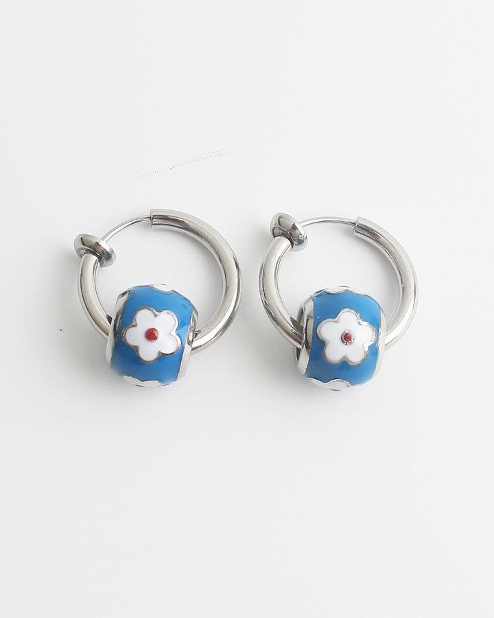 Little Flower - Oorbellen - Clip On - Stainless Steel