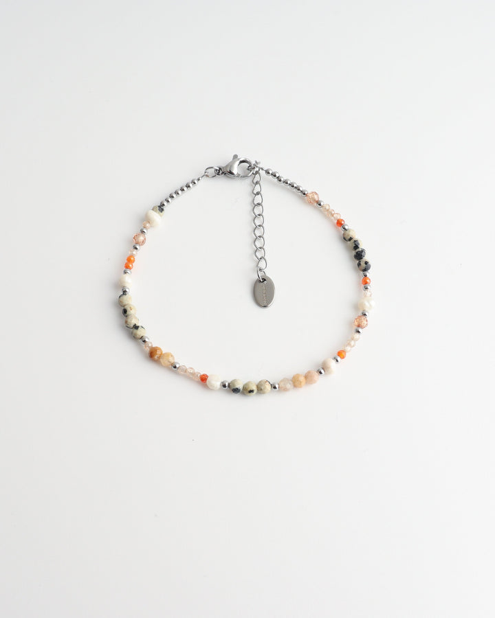 Diona - Armband - Natuursteen - Stainless Steel
