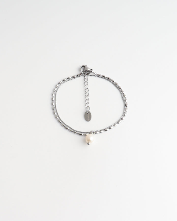 Minimalistic Pearl - Armband - Stainless Steel