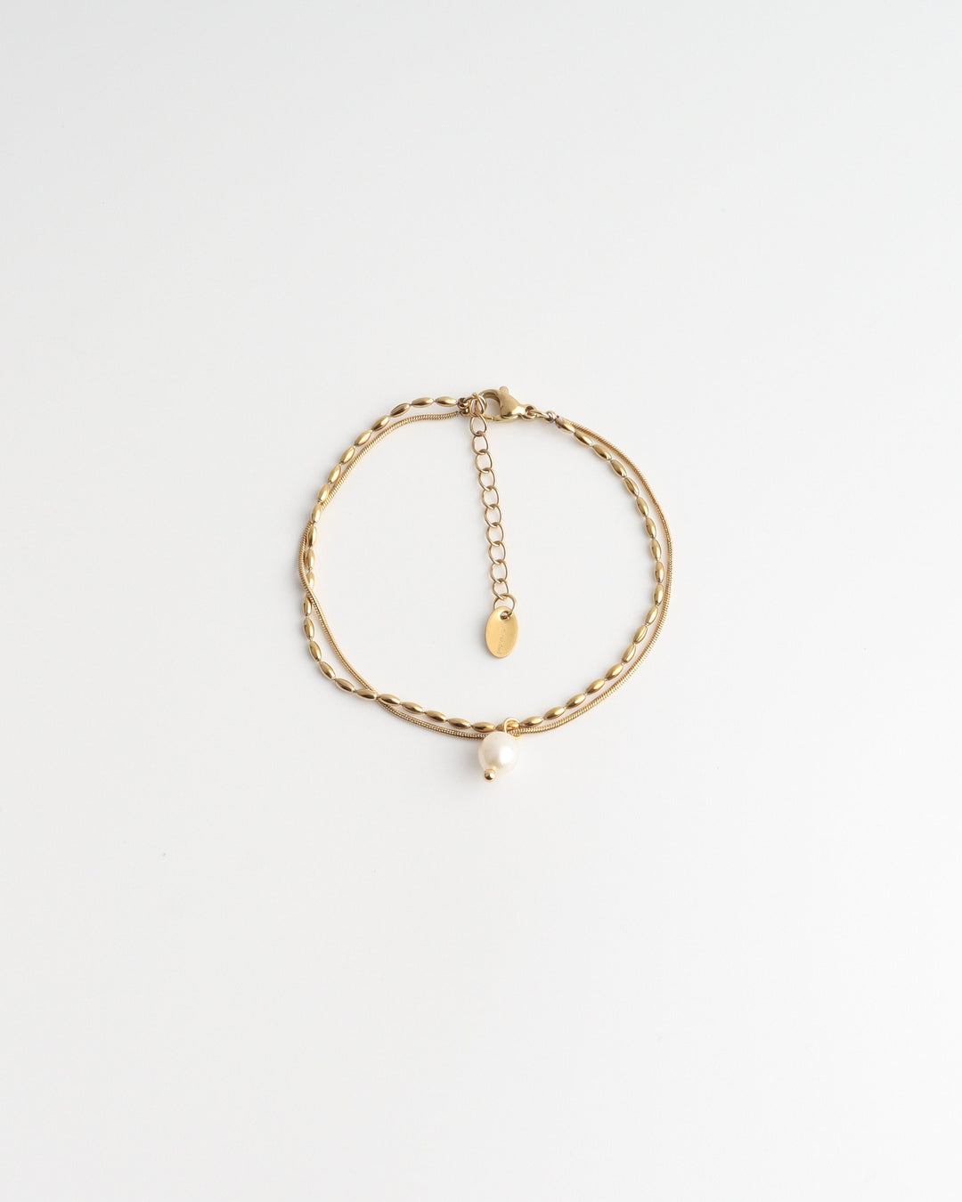 Minimalistic Pearl - Armband - Stainless Steel