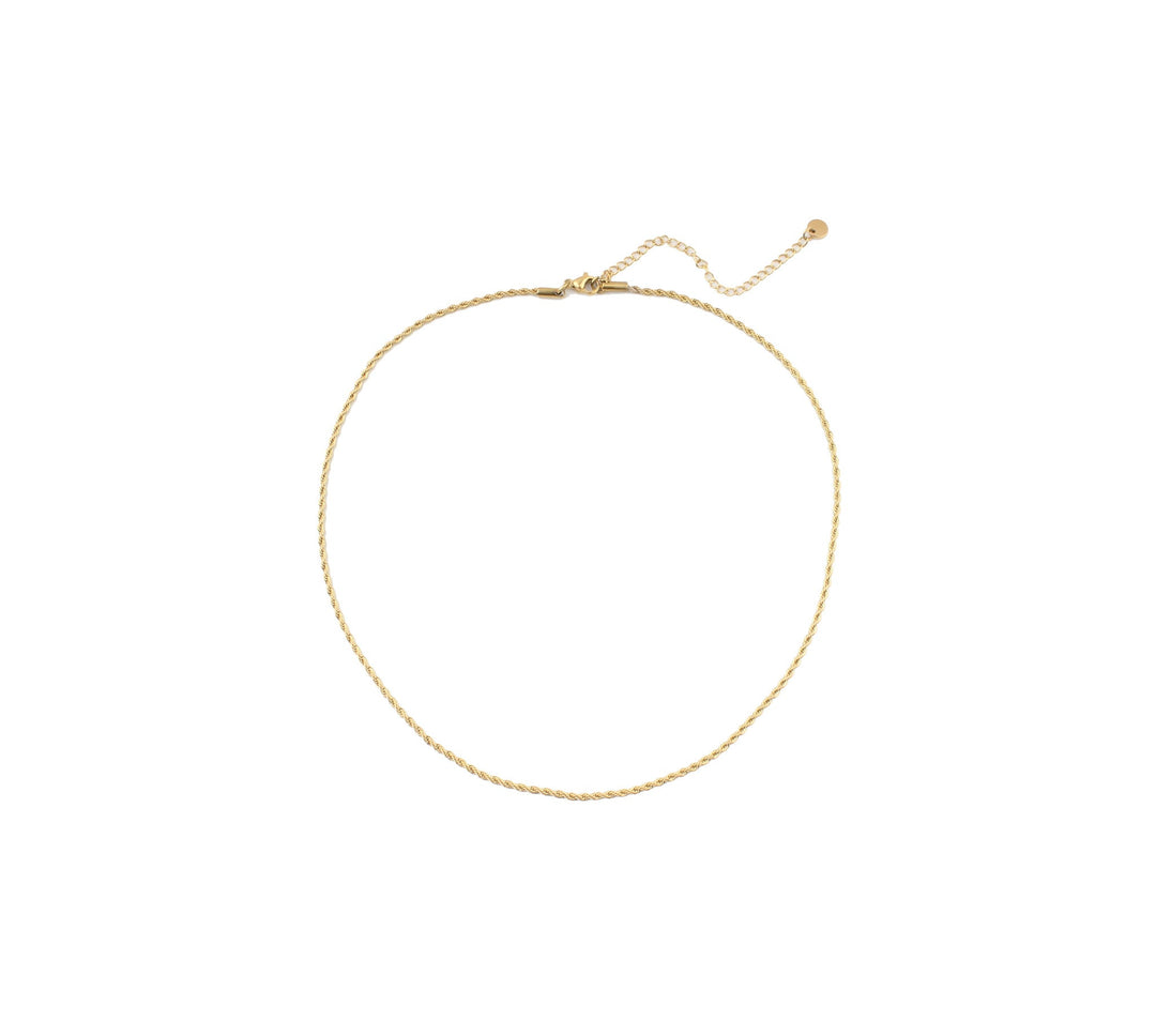 Twisted - Necklace - Stainless Steel