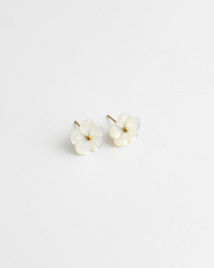 Shell Flower - Studs - Oorbellen - Stainless Steel