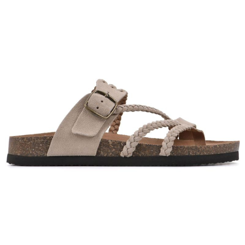 Hayleigh | Braided Cork Sandal