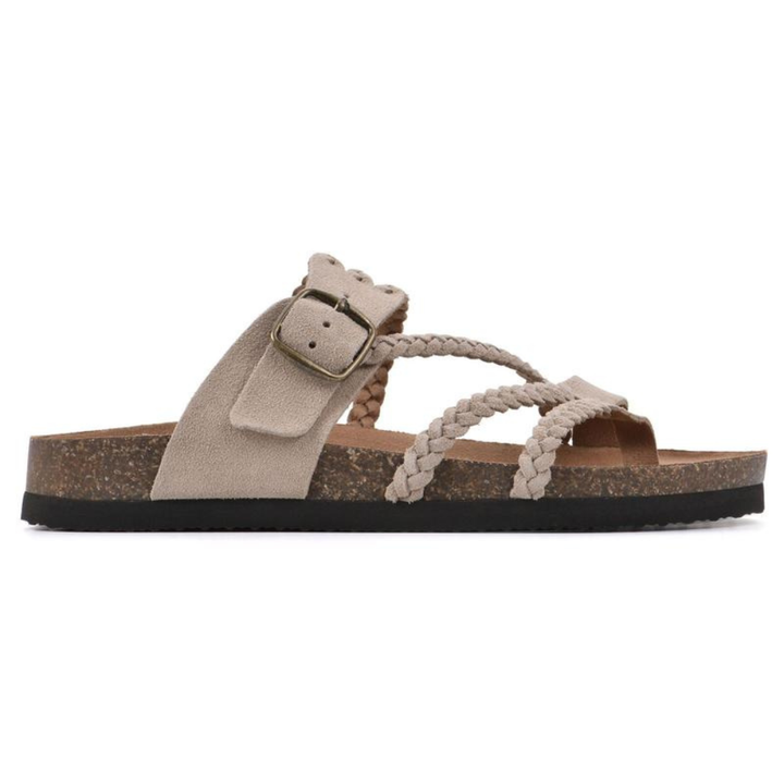 Hayleigh | Braided Cork Sandal