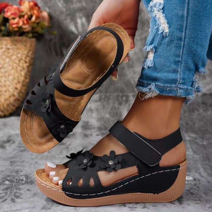 Evelyne™ | Orthopedic Comfort Flower Sandals