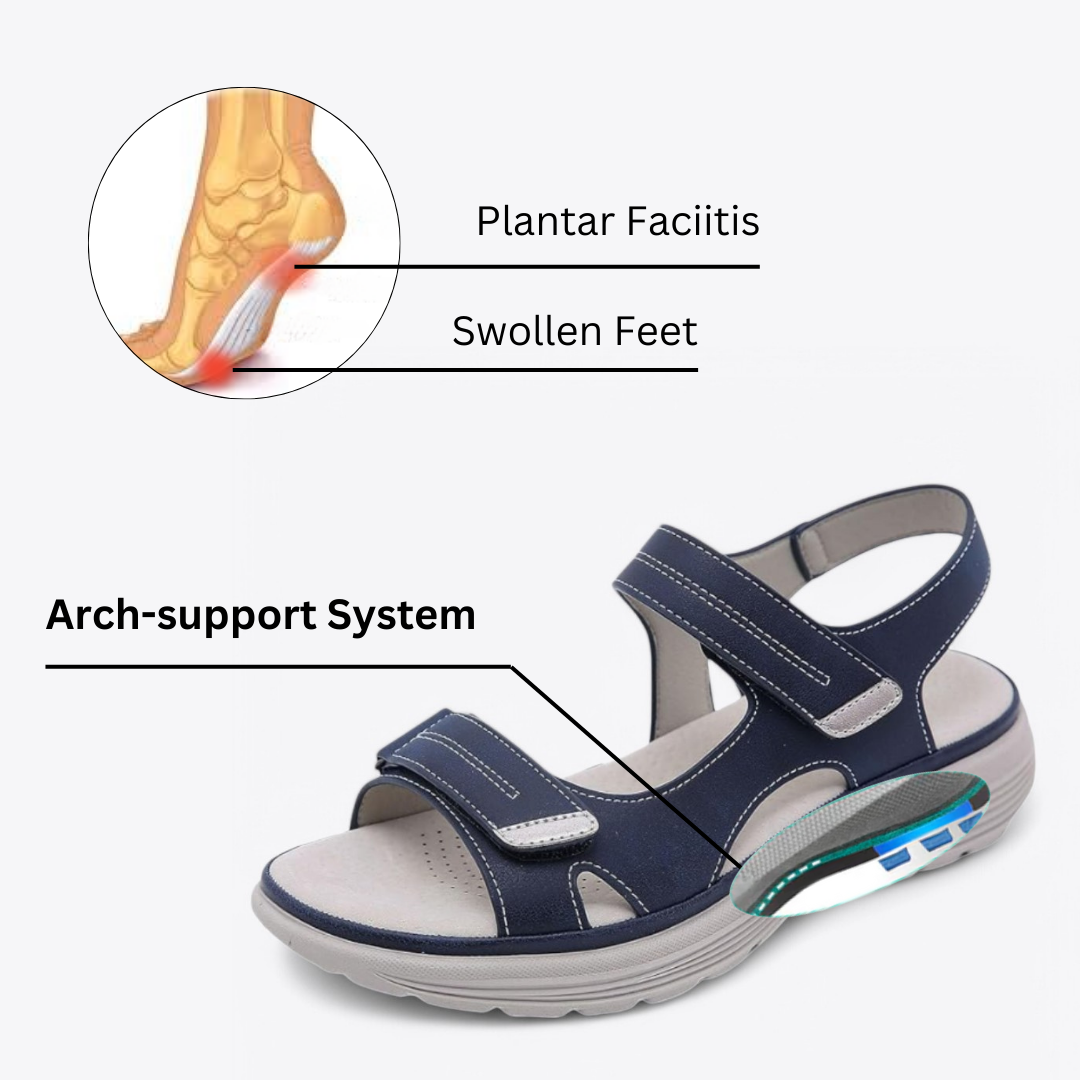 Simona | Orthopedic Adjustable Support Sandals