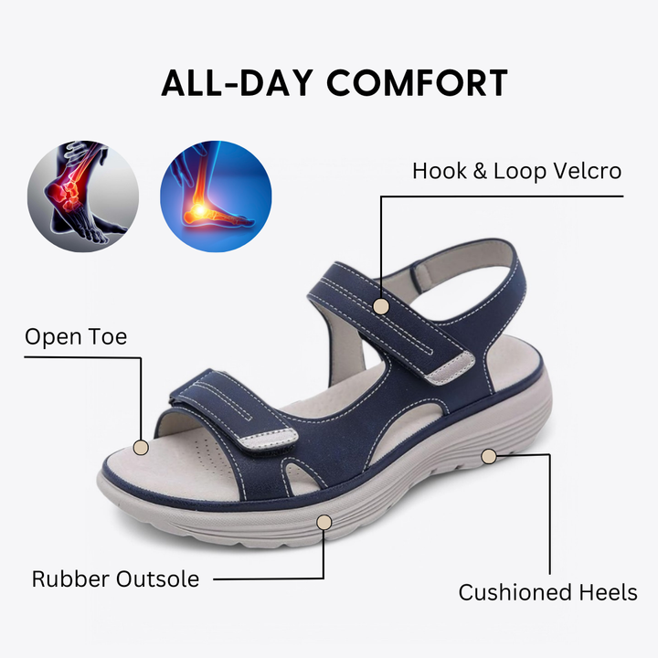 Simona | Orthopedic Adjustable Support Sandals