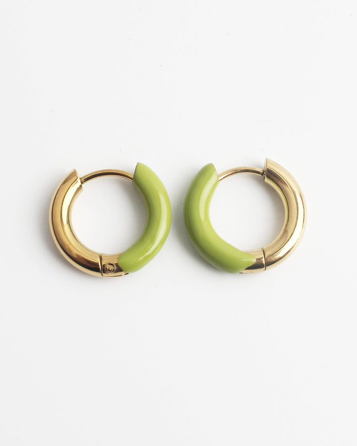 Happy Times - Oorbellen - Stainless Steel 1.4 cm