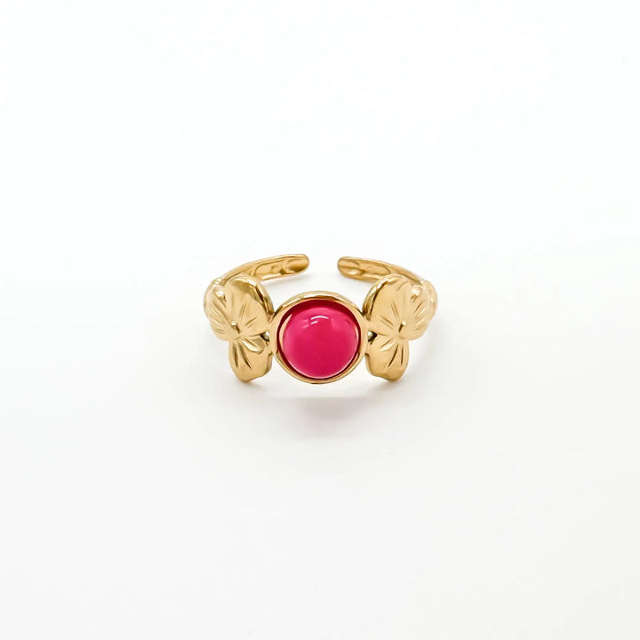 Flower Petal - Ring - Stainless Steel - Verstelbaar