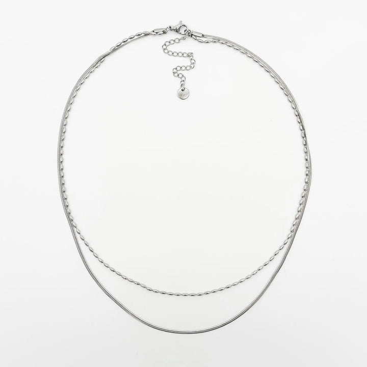 Minimalistic - Necklace - 2 Layer - Stainless Steel