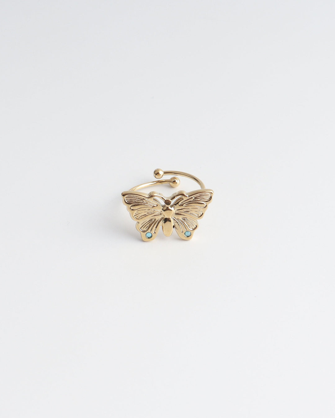 Butterfly - Ring - Stainless Steel - Verstelbaar
