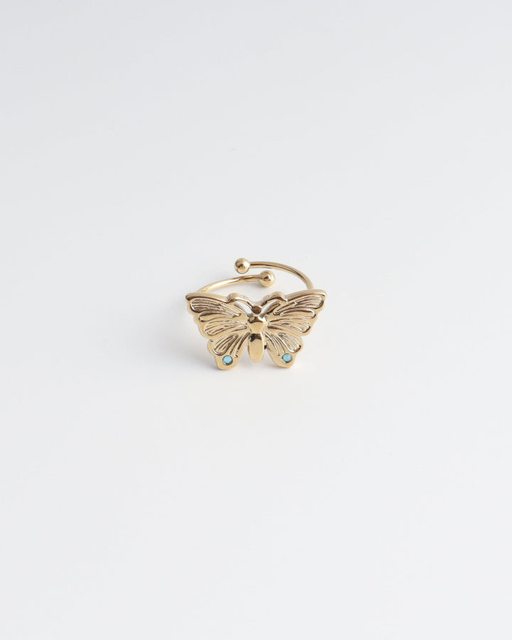 Butterfly - Ring - Stainless Steel - Verstelbaar