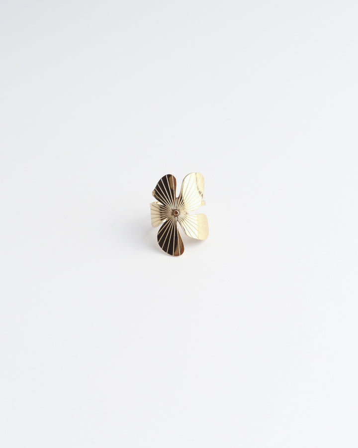 Wild Flower - Ring - Stainless Steel - Verstelbaar