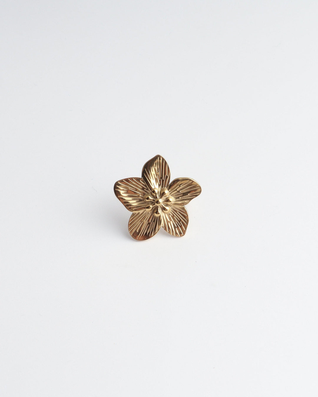 Fleur - Ring - Verstelbaar - Stainless Steel