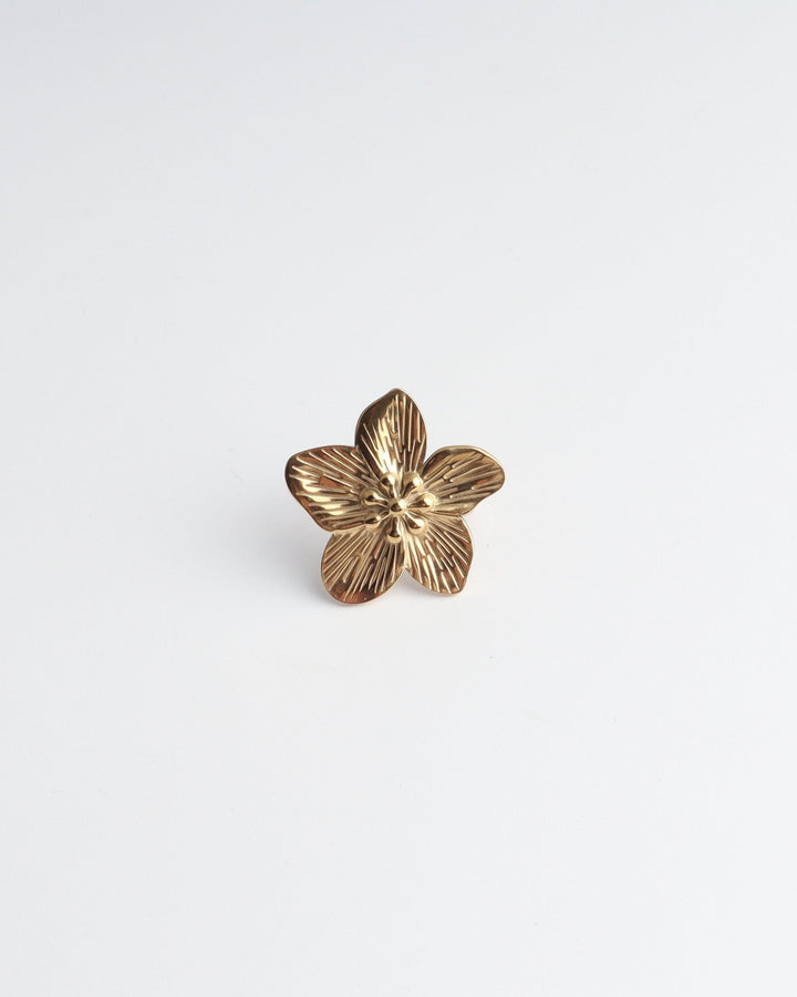 Fleur - Ring - Verstelbaar - Stainless Steel