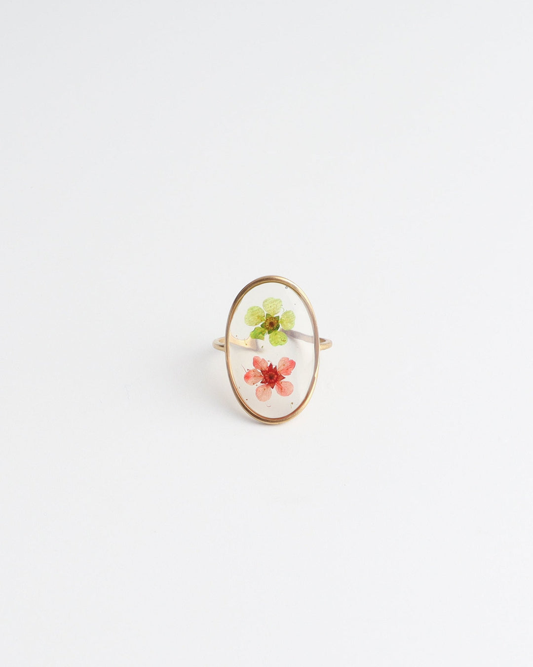 Dried Flowers - Ring - Stainless Steel - Verstelbaar