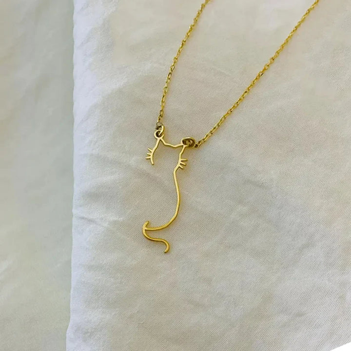 Hello Kitty Cat Pendant Necklace – Cute Pet Jewelry