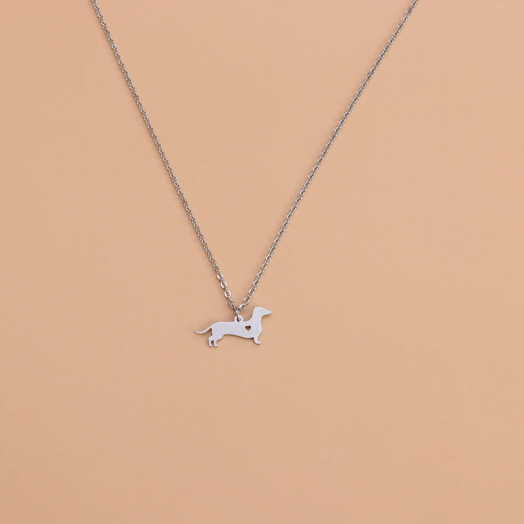 Dachshund Dog Pendant Necklace – Charming Animal Jewelry