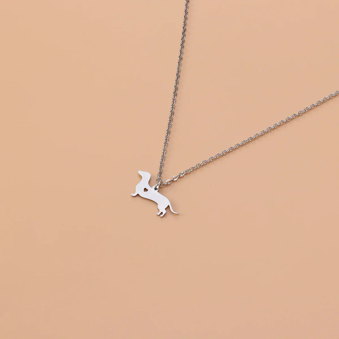 Dachshund Dog Pendant Necklace – Charming Animal Jewelry