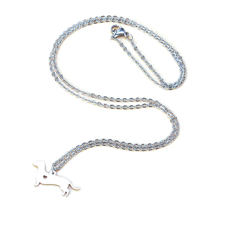 Dachshund Dog Pendant Necklace – Charming Animal Jewelry