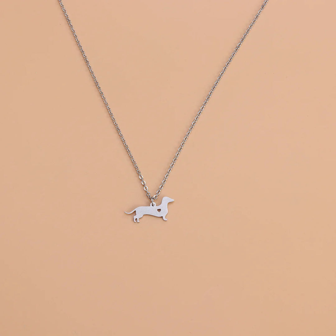 Dachshund Dog Pendant Necklace – Charming Animal Jewelry