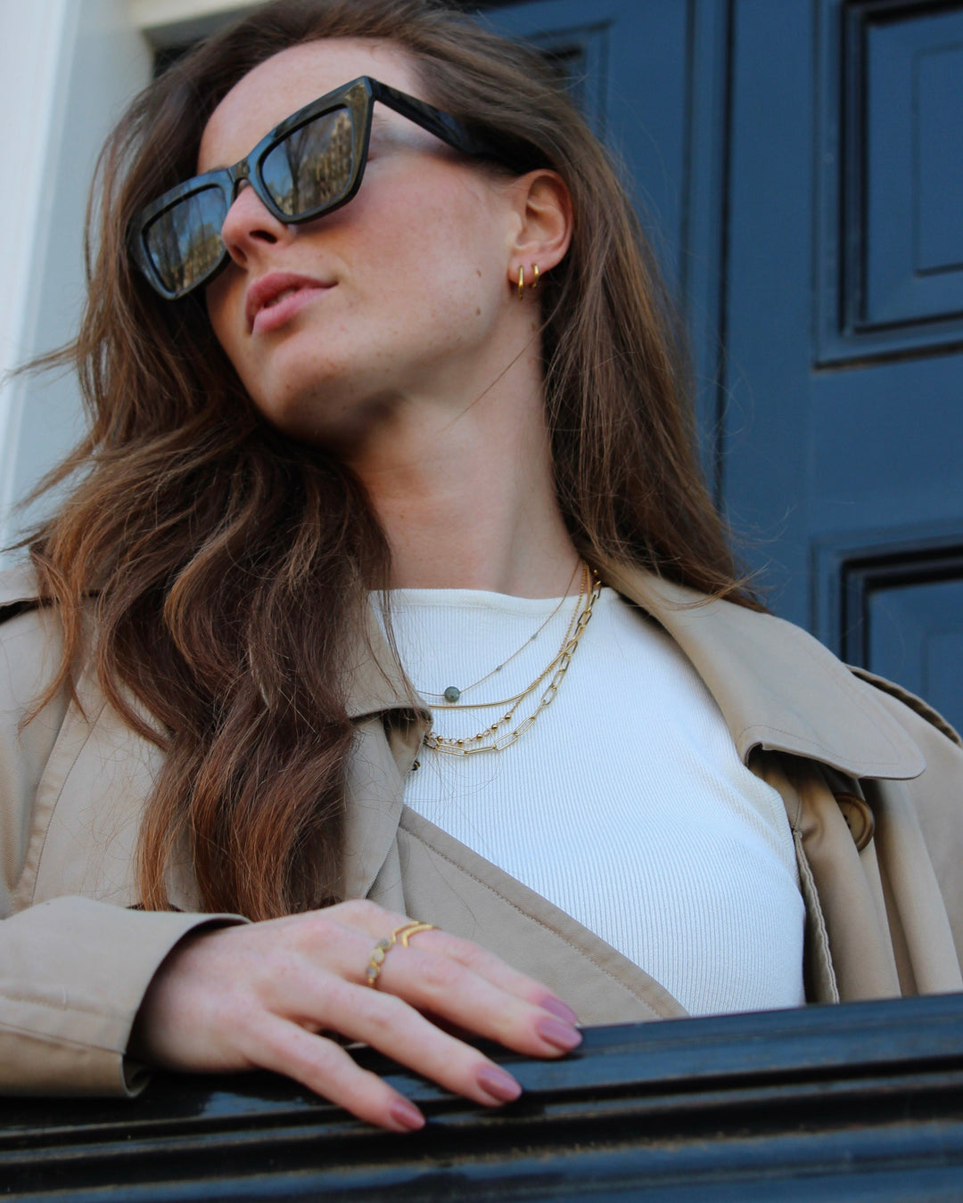 Eloise - Necklace - Natural Stone - Stainless Steel