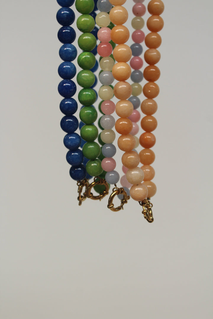 Samira - Necklace - Natural Stone -Stainless Steel