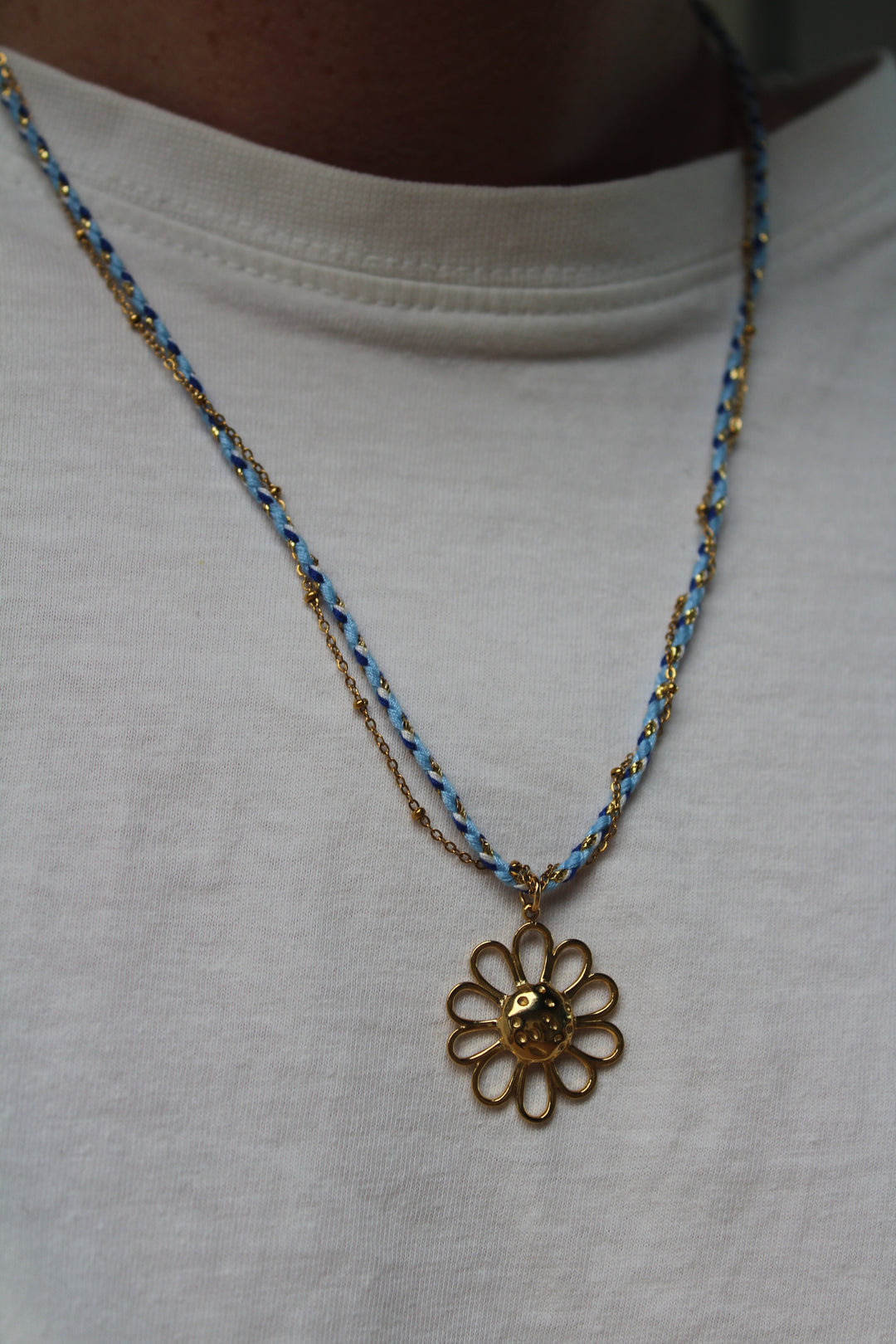 Lovely Flower - Necklace - Stainless Steel