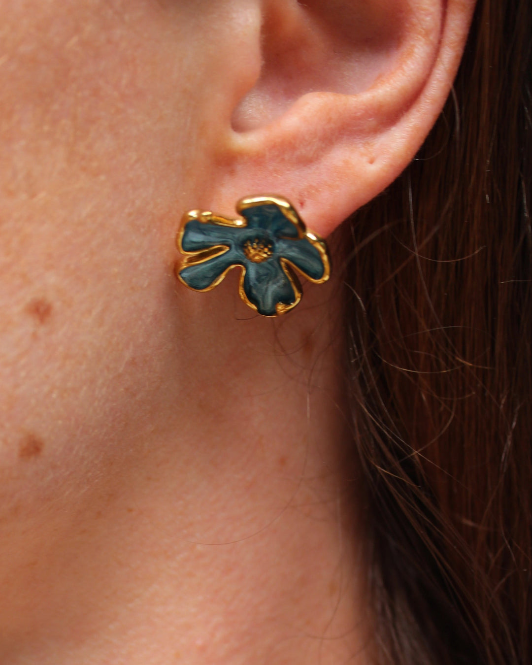 Love Flower - Studs - Oorbellen - Stainless Steel
