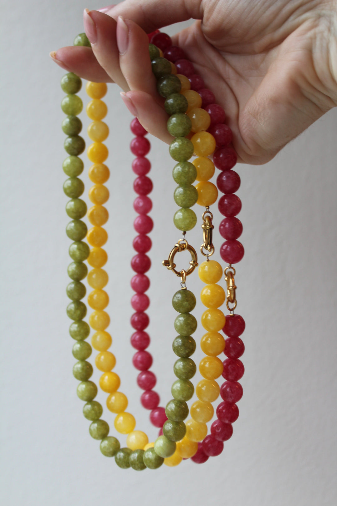Samira - Necklace - Natural Stone -Stainless Steel