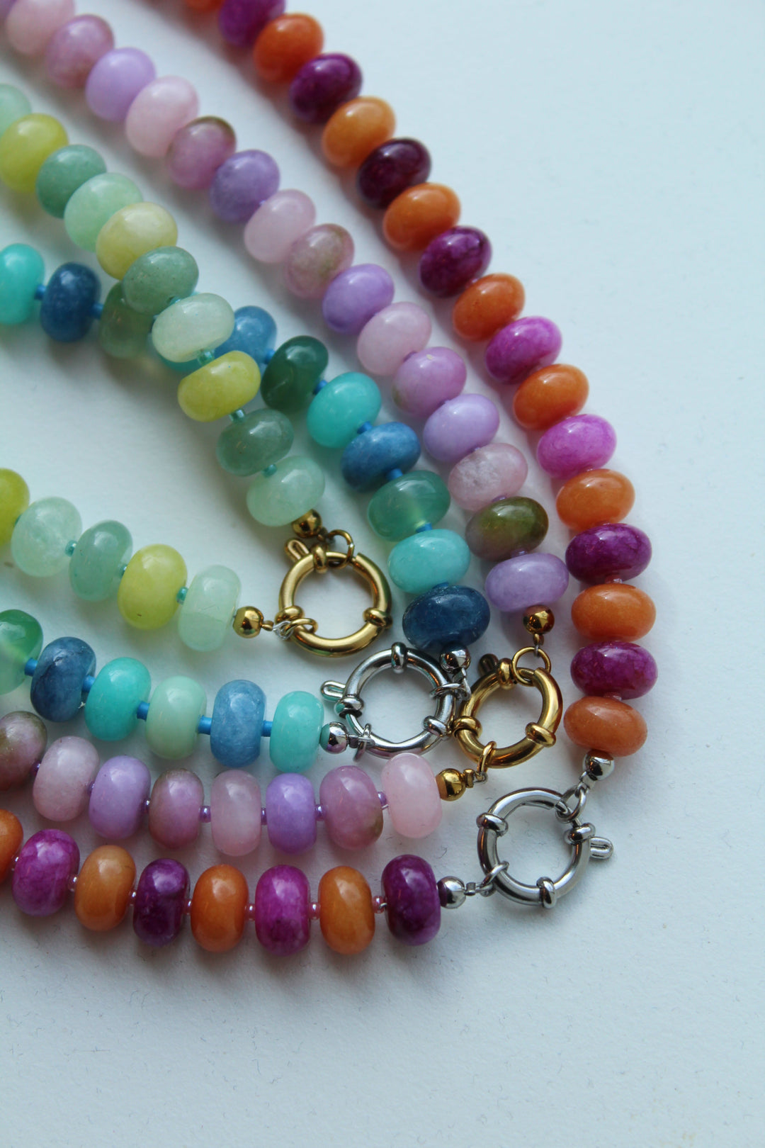 Clarisa - Necklace - Natural Stone - Stainless Steel