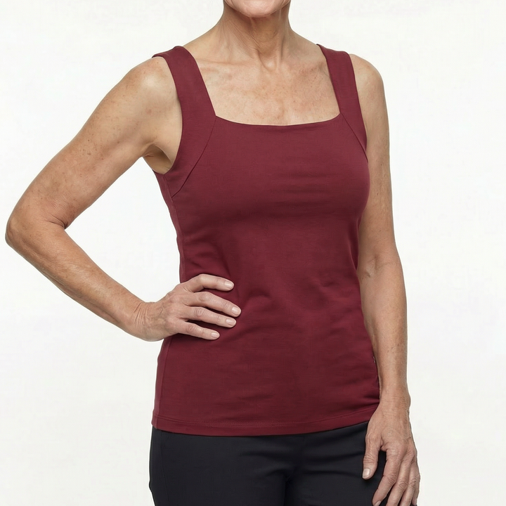 Veloura's Built In Comfort Bra Tanktop