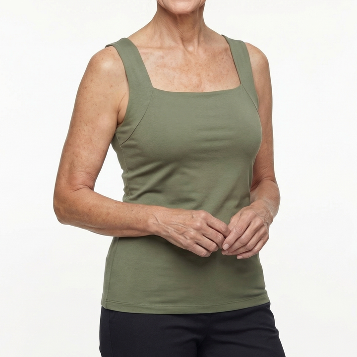 Veloura's Built In Comfort Bra Tanktop