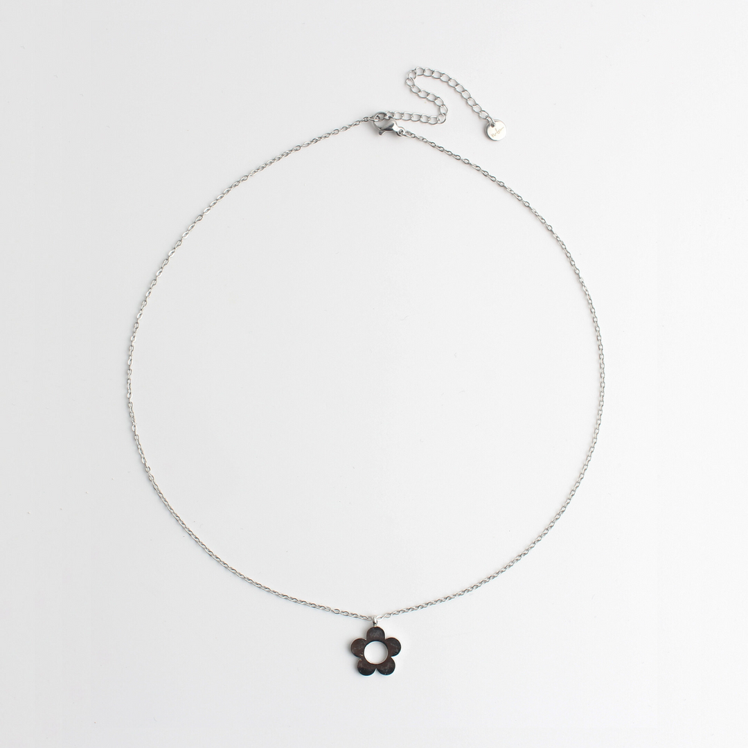 Beautiful Flower - Necklace - Stainless Steel