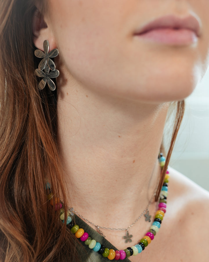 Flores - Oorbellen - Stainless Steel