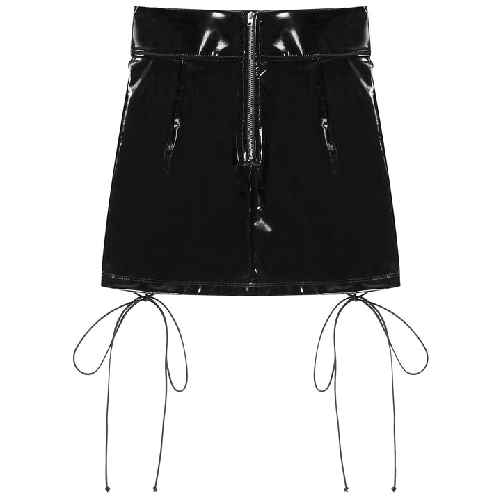 Lace Me Up Wetlook Skirt