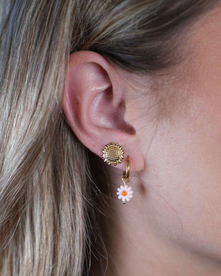 Sunny Flower - Studs - Oorbellen - Stainless Steel