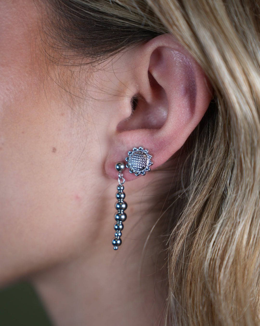 Sunny Flower - Studs - Oorbellen - Stainless Steel