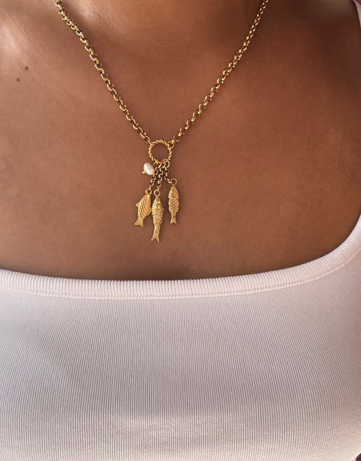 Fish - Necklace - Stainless Steel