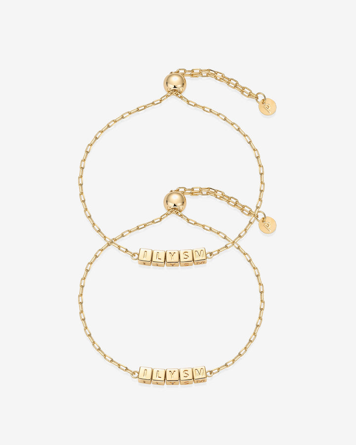 BFF-ILYSM Cube Bracelet