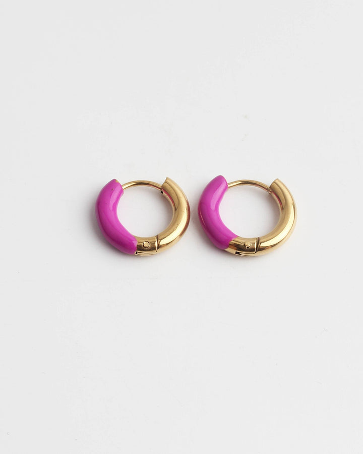 Happy Times - Oorbellen - Stainless Steel 1.4 cm