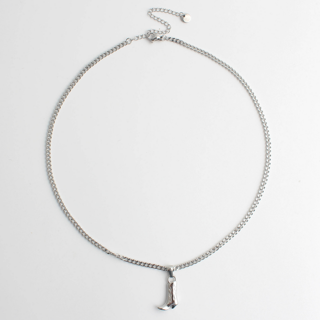Cowboy Boots - Necklace - Stainless Steel