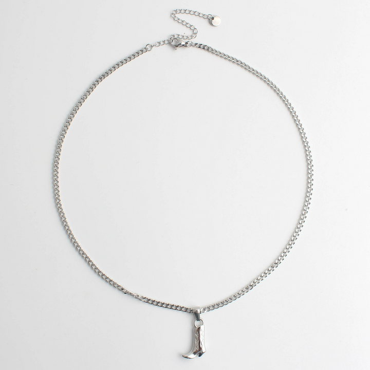 Cowboy Boots - Necklace - Stainless Steel