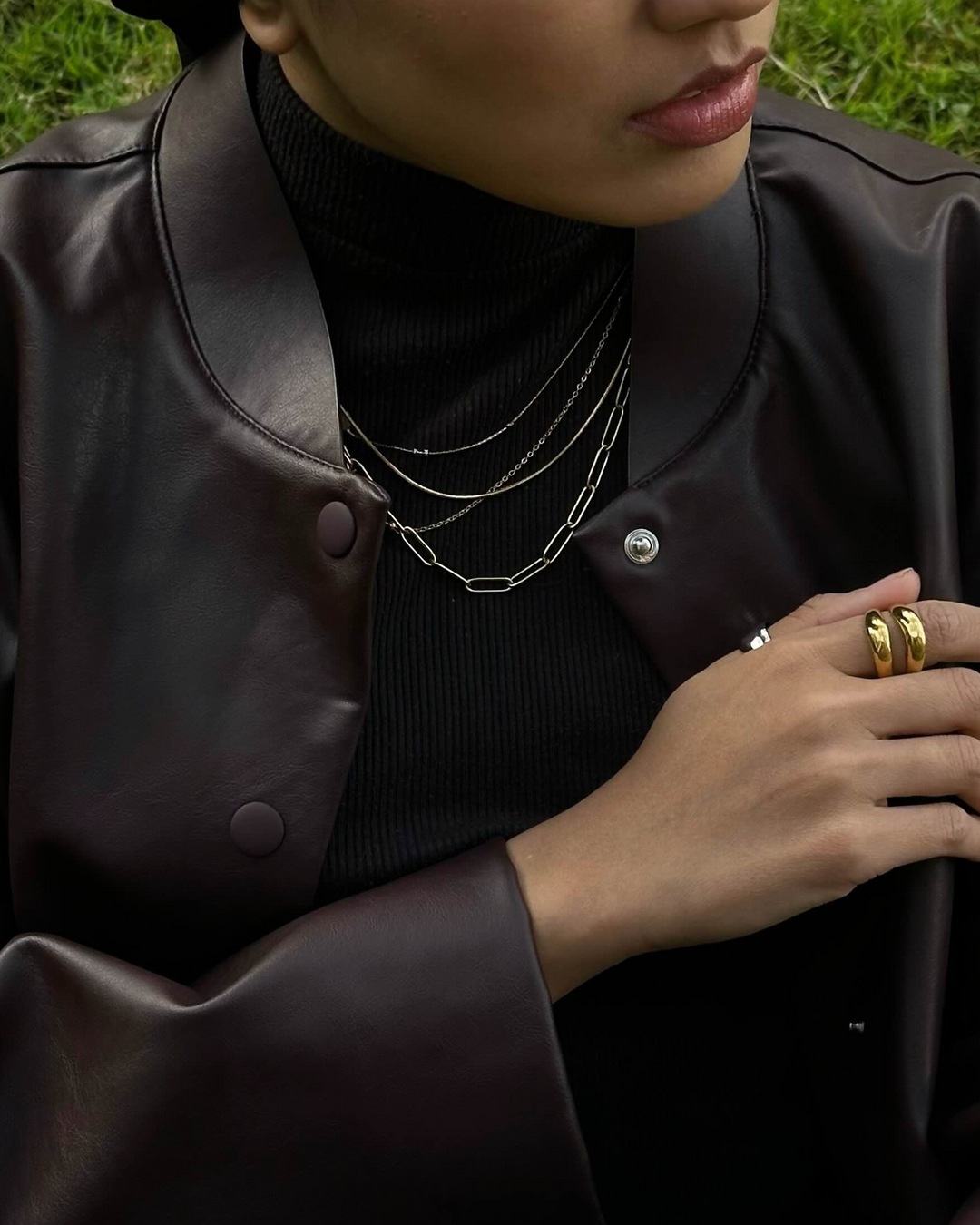 Eloise - Necklace - Natural Stone - Stainless Steel