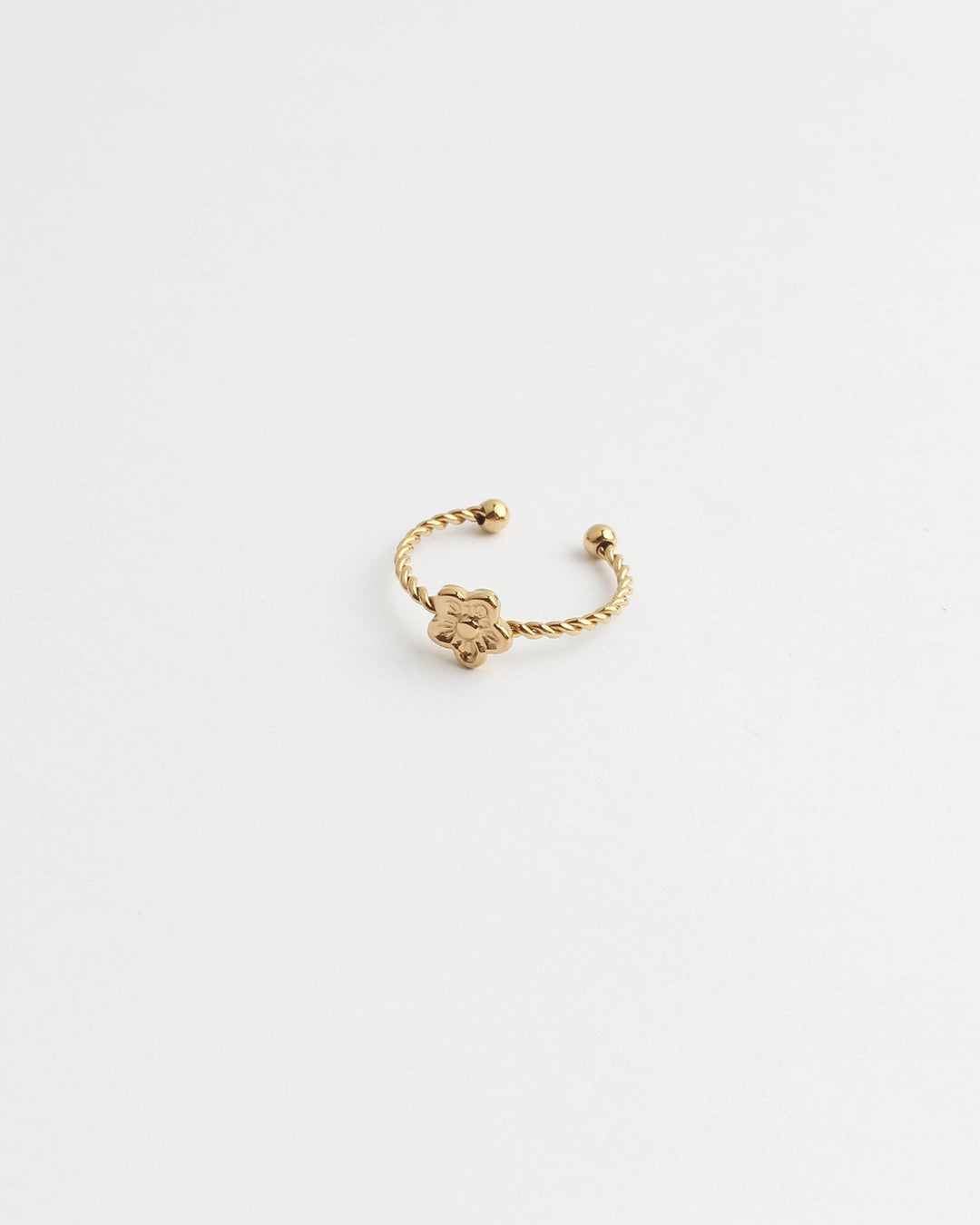 Daisy Twist - Ring - Stainless Steel - Verstelbaar