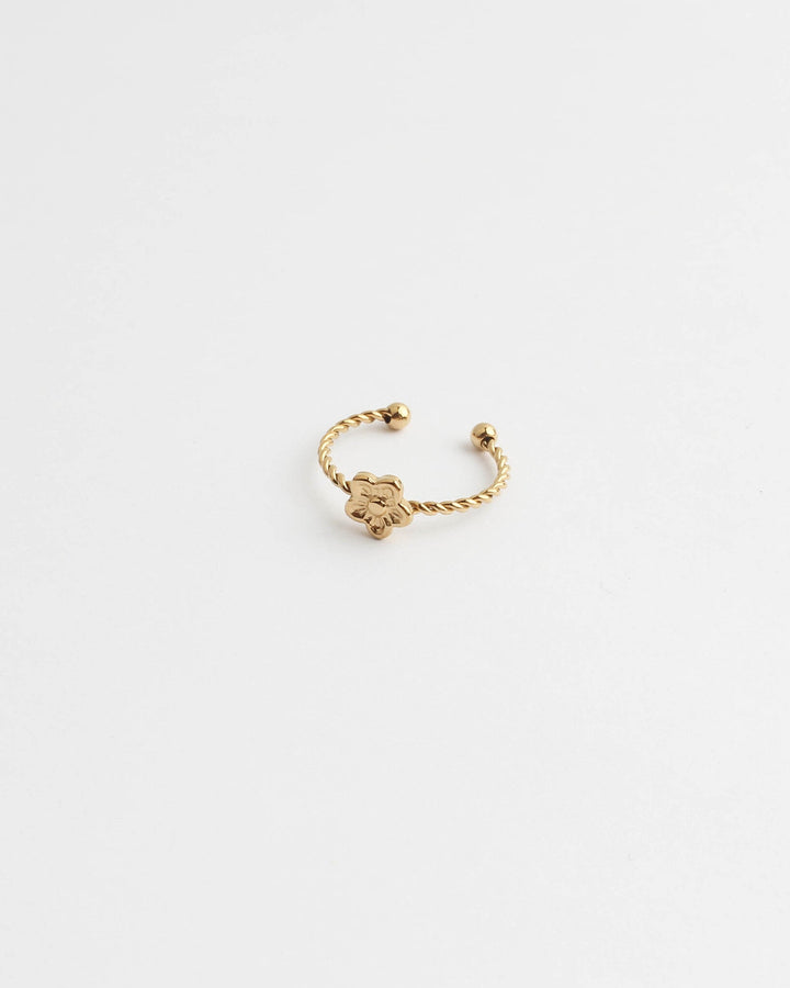 Daisy Twist - Ring - Stainless Steel - Verstelbaar