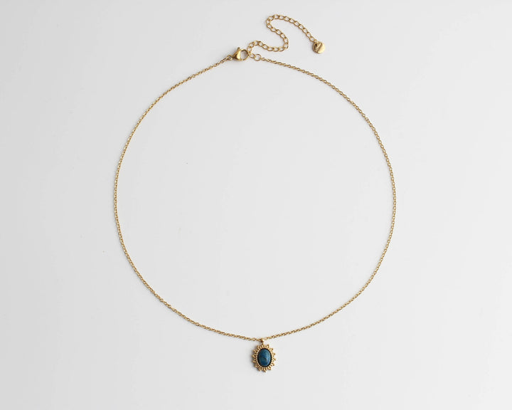 Jolie - Necklace - Natural Stone - Stainless Steel