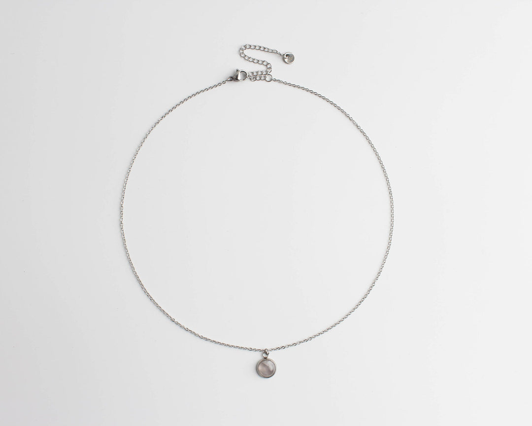 Vivien - Necklace - Natural Stone - Stainless Steel